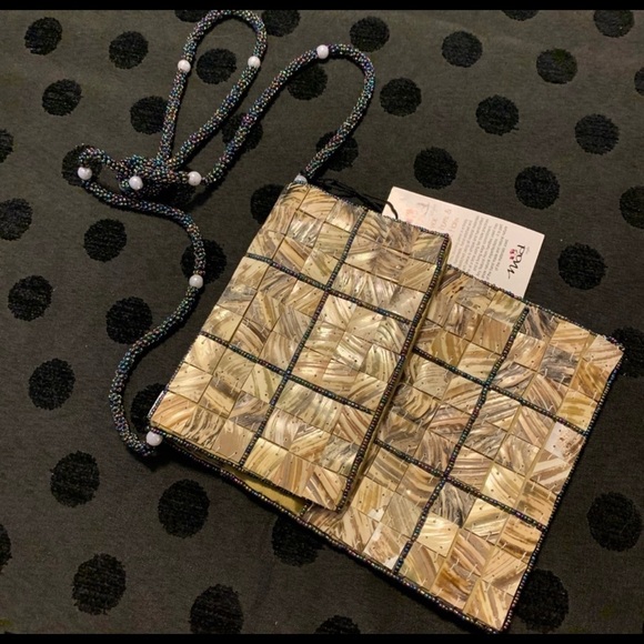 Mad Style Handbags - Mother of Pearl Cross Body Bag